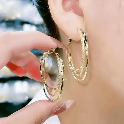 Fashion Layered Hoop Earrings(Buy 2 Free Shipping)