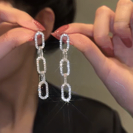 Fashion Chain Tassel Earrings
