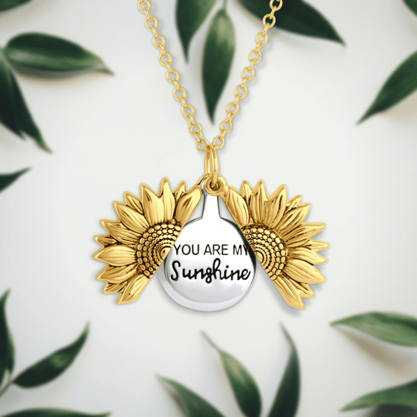 🔥🌞"You Are My Sunshine" Sunflower Necklace🌻