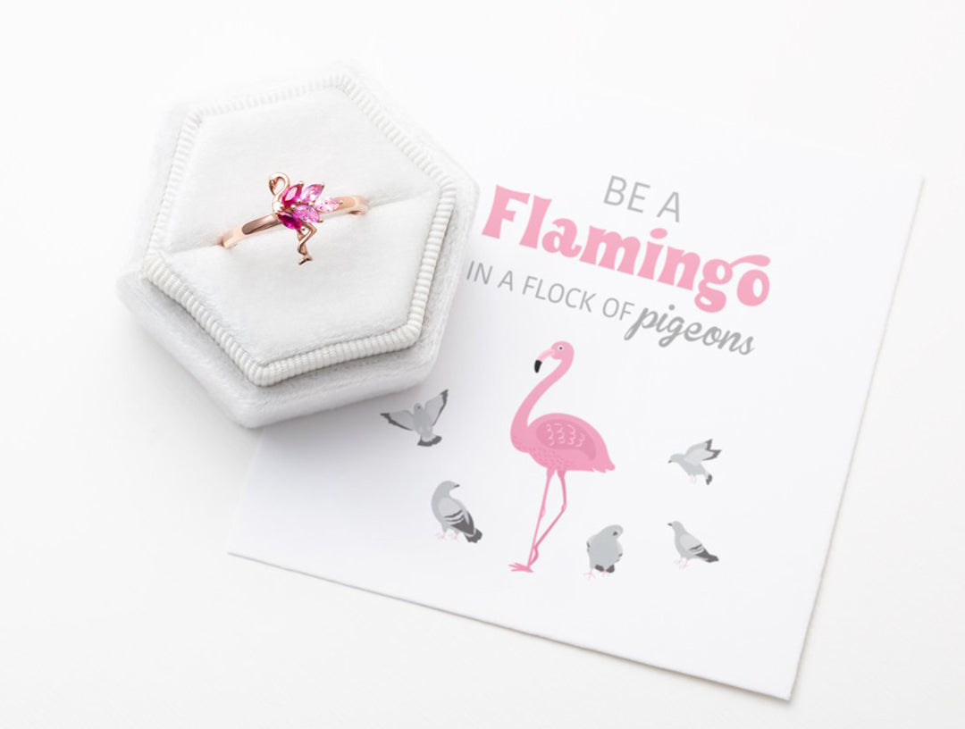 Be A Flamingo Ring