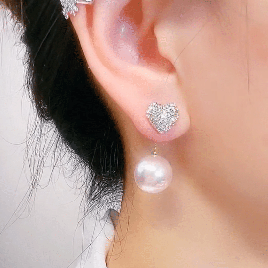 LAST DAY 70% OFF - One Earring Two Way Pearl Earrings (Buy 2 Free Shipping)