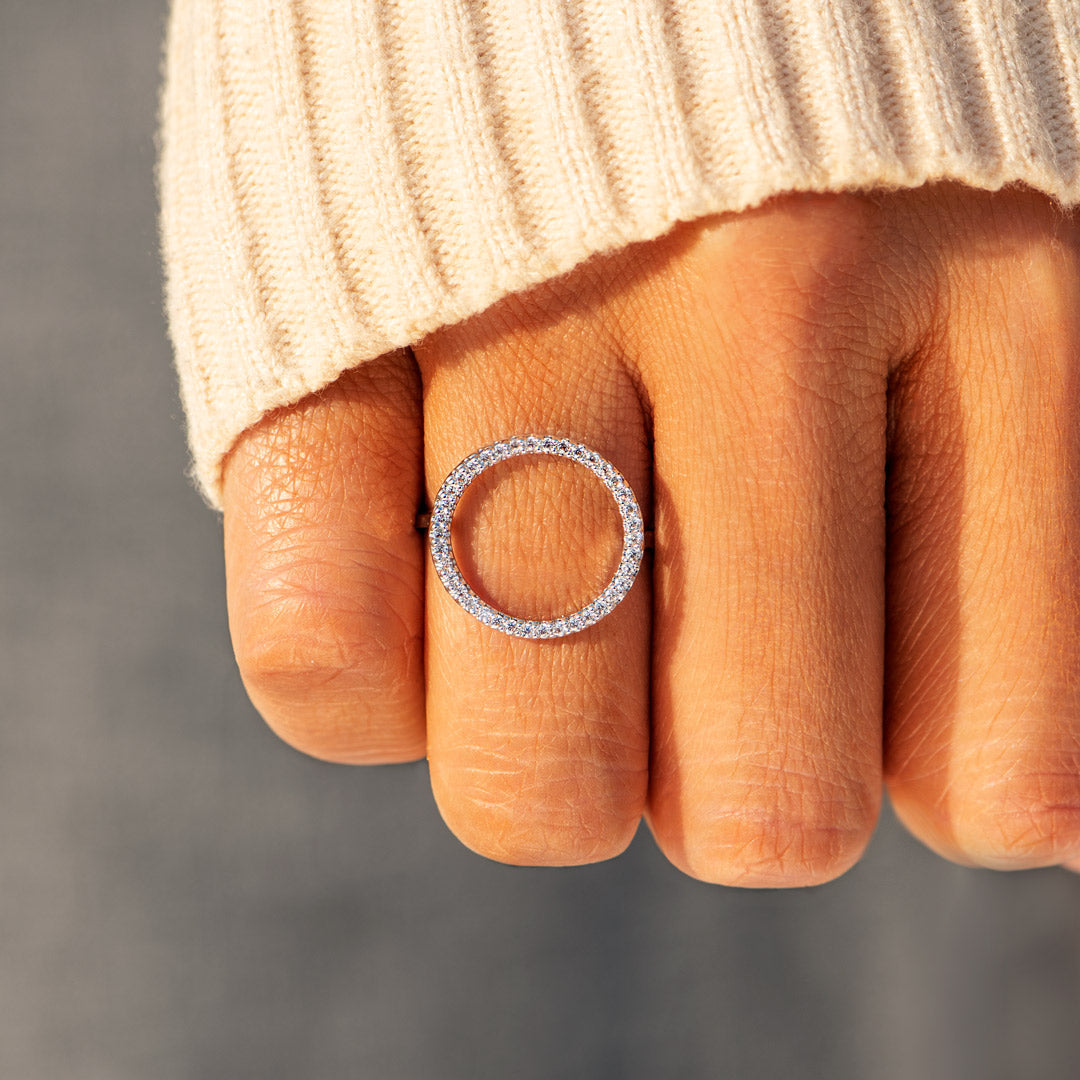 Our Family Pavé Circle Eternity Ring