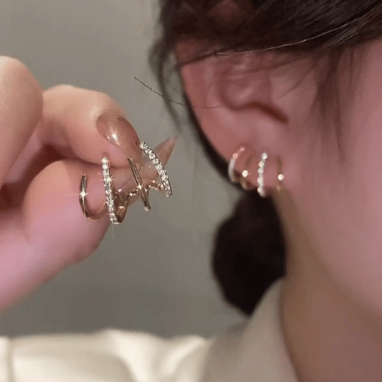 Fashion Shiny Cat Claw Earrings