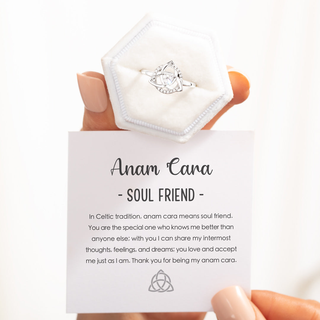 Knot Ring-Anam Cara Soul Friend Celtic