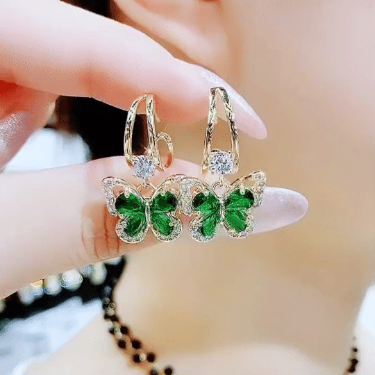 LAST DAY 70% OFF - Fashion Butterfly Earrings (Buy 2 Free Shipping)
