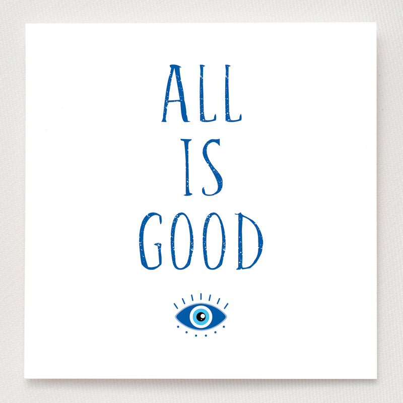 All Is Good Evil Eye Ring