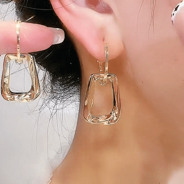 LAST DAY 70% OFF - Fashion Twisted Square Earrings(Buy 2 Free Shipping)