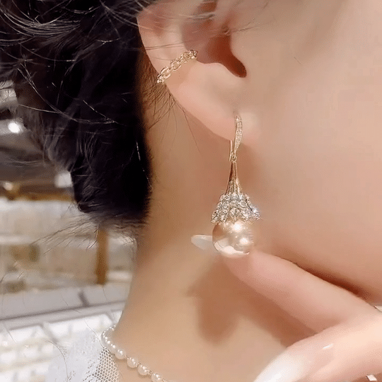   Fashion Opal Pearl Earrings