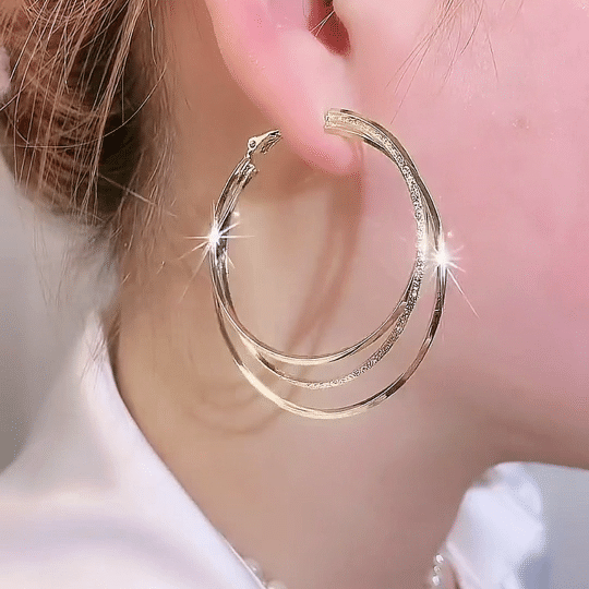 Fashion Layered Hoop Earrings