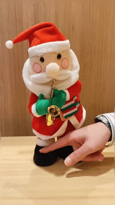 Blowing Saxophone Santa