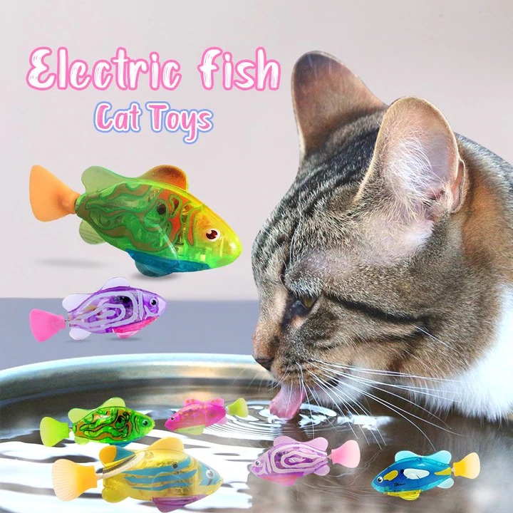 CHRISTMAS PRE SALE - Electric Fish Cat Toys