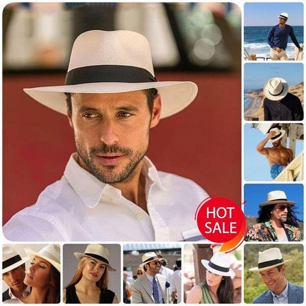 🔥SUMMER HOT SALE 49% OFF🌿Classic Panama Hat-Handmade In Ecuador
