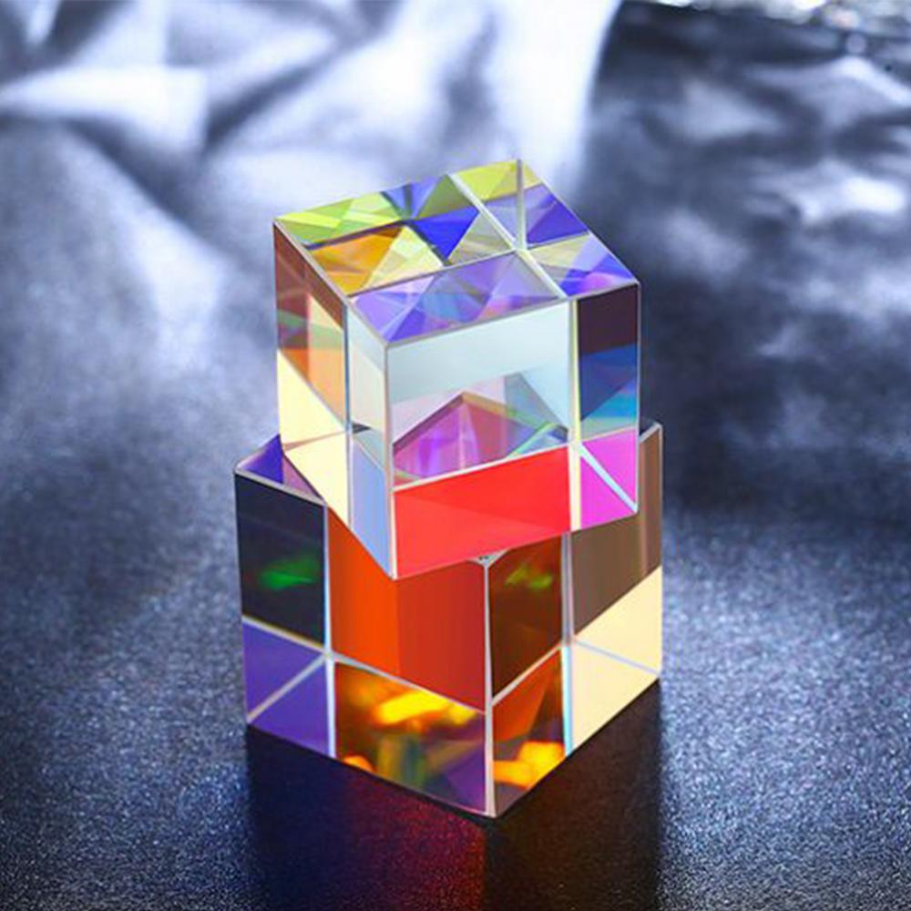 Dazzling Trichroic Prism Cube