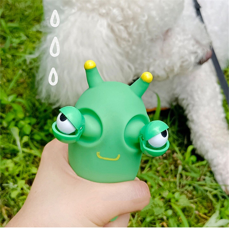 Eye Popping Worm Squeeze Toy