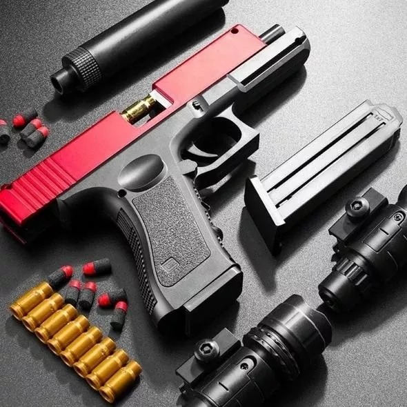 ❤️Early Spring Hot Sale-Glock & M1911 Shell Ejection Soft Bullet Toy Gun