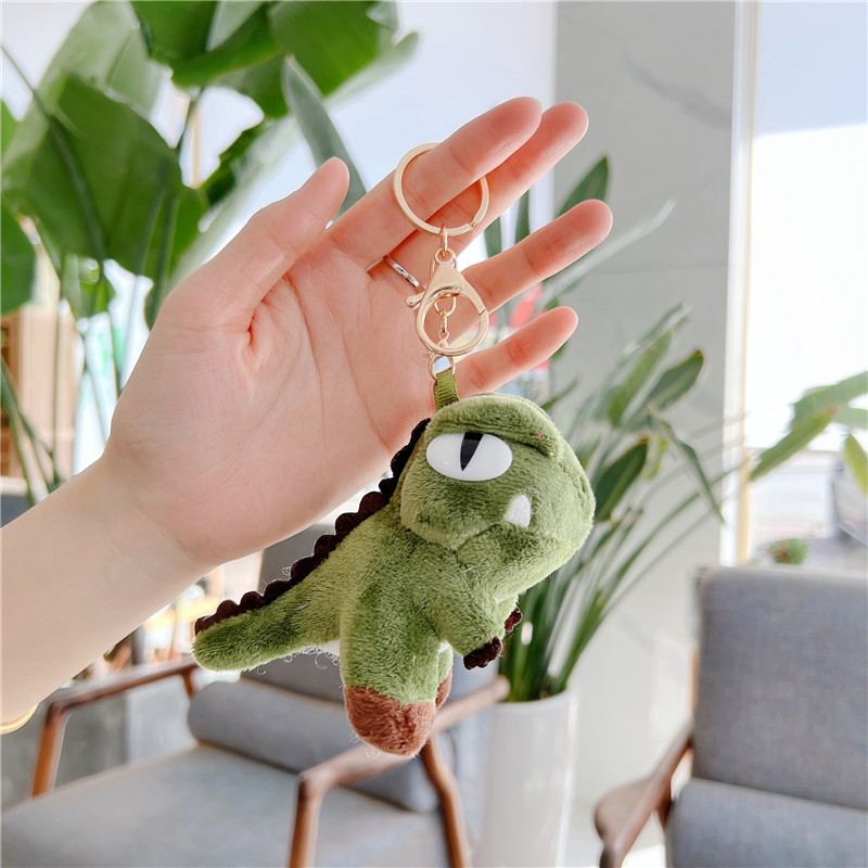 Cute Dino Plush Toy Keychain