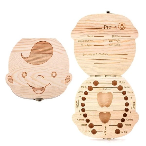 (FATHER'S DAY PRE SALE - SAVE 50% OFF) Baby Tooth Box -Buy 3 Get Extra 15% OFF