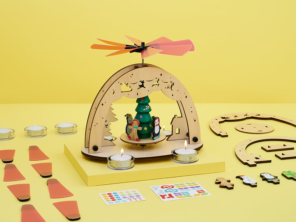 Christmas Candle Carousel