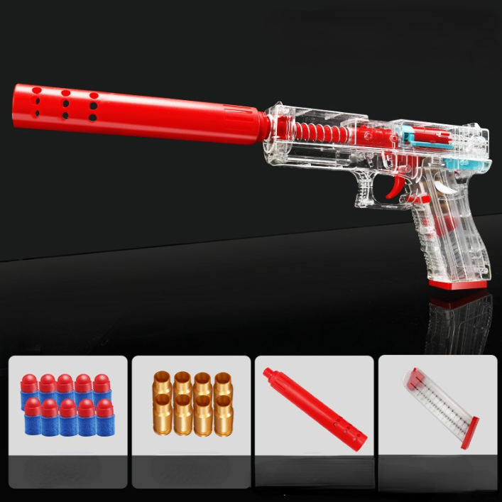 Glock & M1911 Shell Ejection Soft Bullet Toy Gun