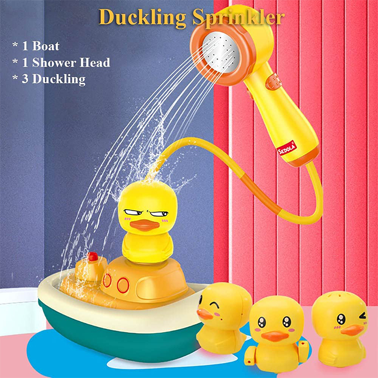 Electric Duckling Water Spray Bath Toy