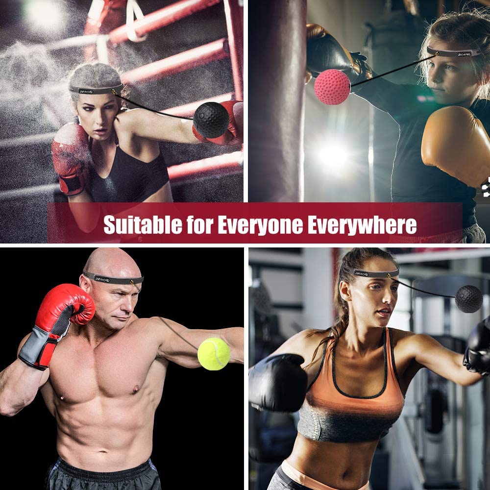 Boxing Reflex Ball Headband 