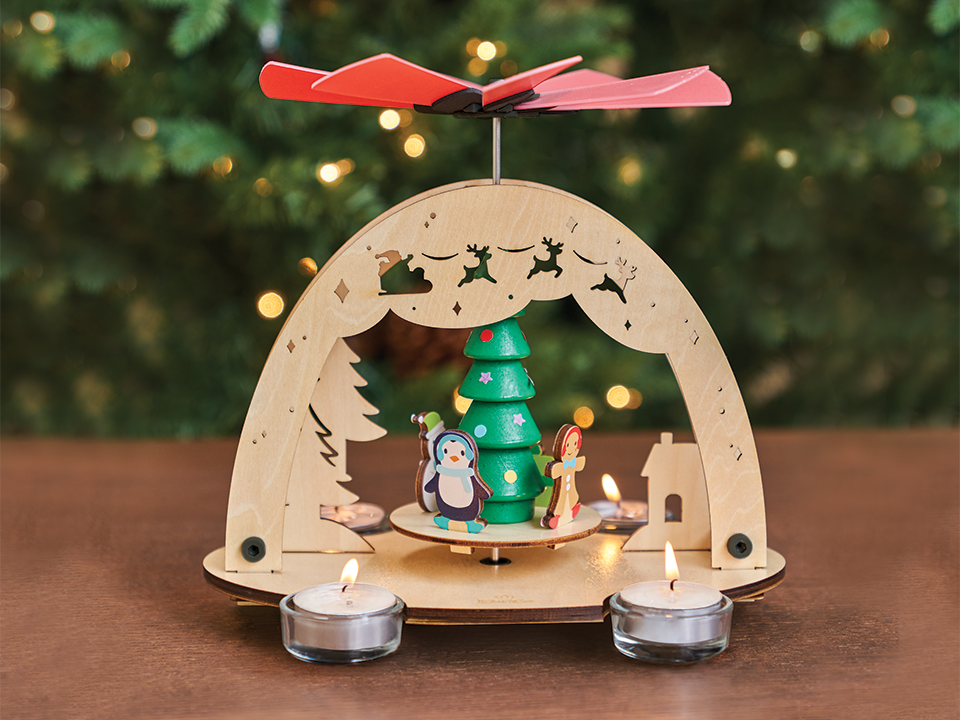 Christmas Candle Carousel