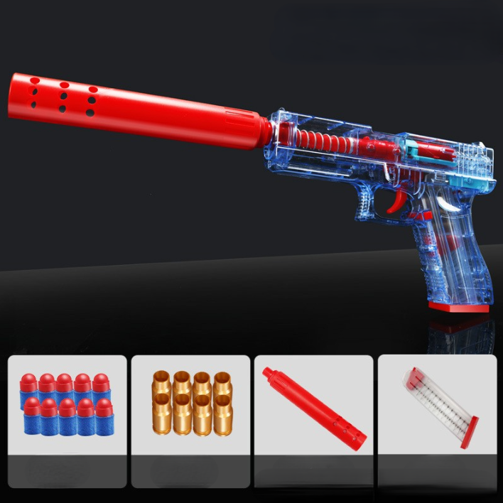 Glock & M1911 Shell Ejection Soft Bullet Toy Gun