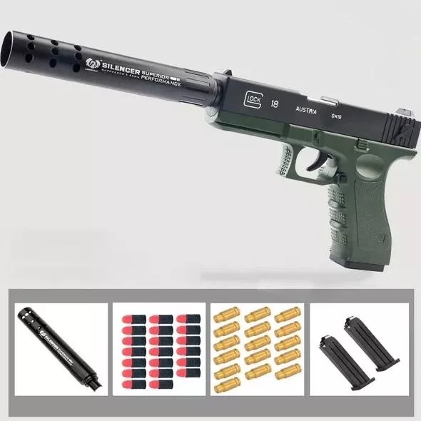 ❤️Early Spring Hot Sale-Glock & M1911 Shell Ejection Soft Bullet Toy Gun