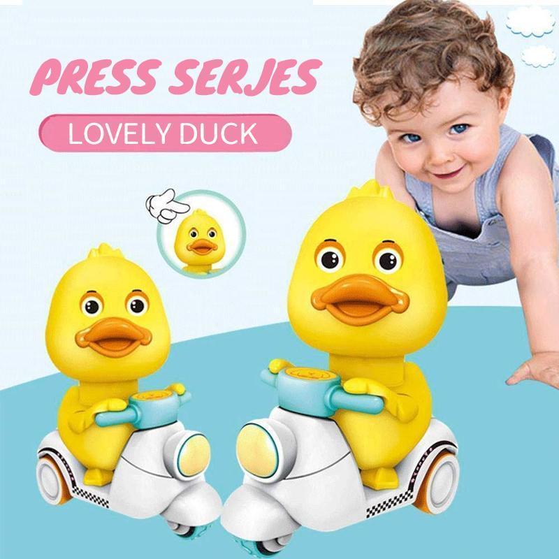 push and go toy duck