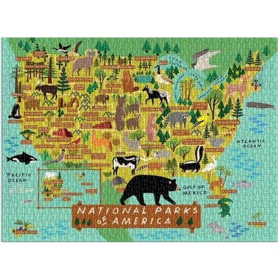 National Parks of America - 1000 Pieces Puzzle