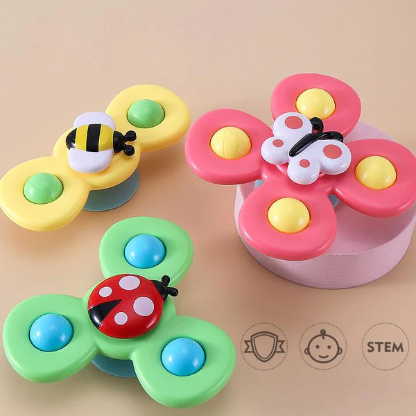 SUMMER HOT SALE - Suction Cup Spinner Toys (3PCS/SET) - BUY 2 FREE SHIPPING