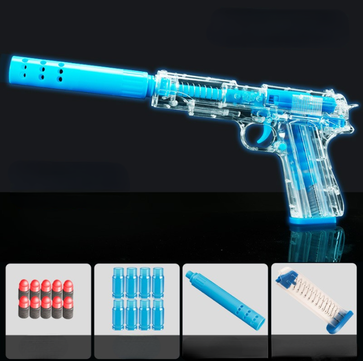 Glock & M1911 Shell Ejection Soft Bullet Toy Gun