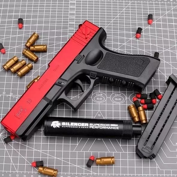 ❤️Early Spring Hot Sale-Glock & M1911 Shell Ejection Soft Bullet Toy Gun