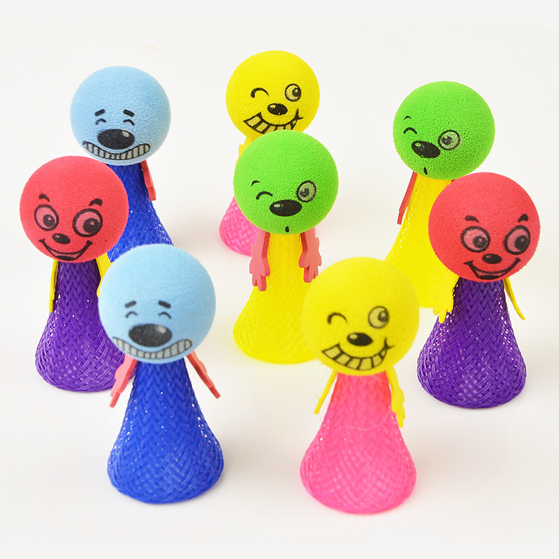 Cute Colorful Emoji Bouncing Dolls - Random Color