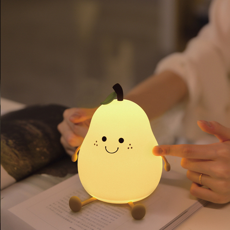 Pear-shaped Silicone Clap Light