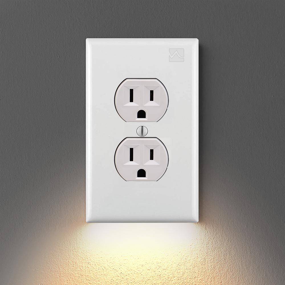 (50% OFF!!) Outlet Wall Plate With Night Lights - No Batteries or Wires