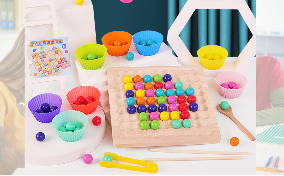Let the baby distinguish the color