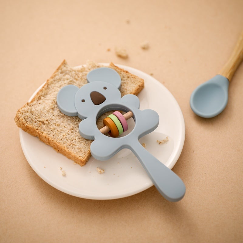 Silicone Koala Sloth Newborn Baby Handbells