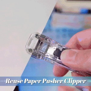 (HOT SALE NOW - SAVE 50% OFF) Reuse Paper Pusher Clipper-BUY 3 GET 1 FREE