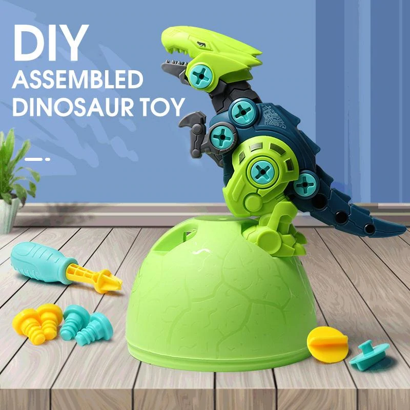DIY assembled dinosaur toy🦖
