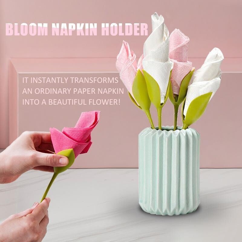 (🎉Last Day Save 48% Off)Bloom Napkin Holder - Make life romantic