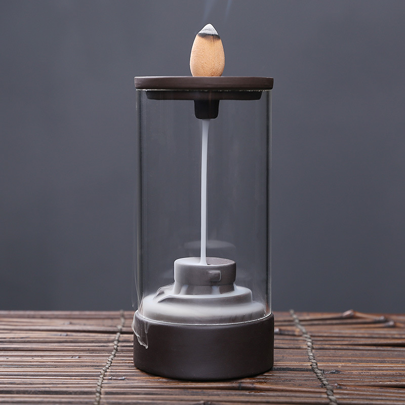 Backflow Glass Little Monk Incense Burner