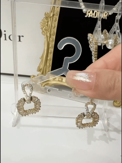 Clear Earring Holder Stand