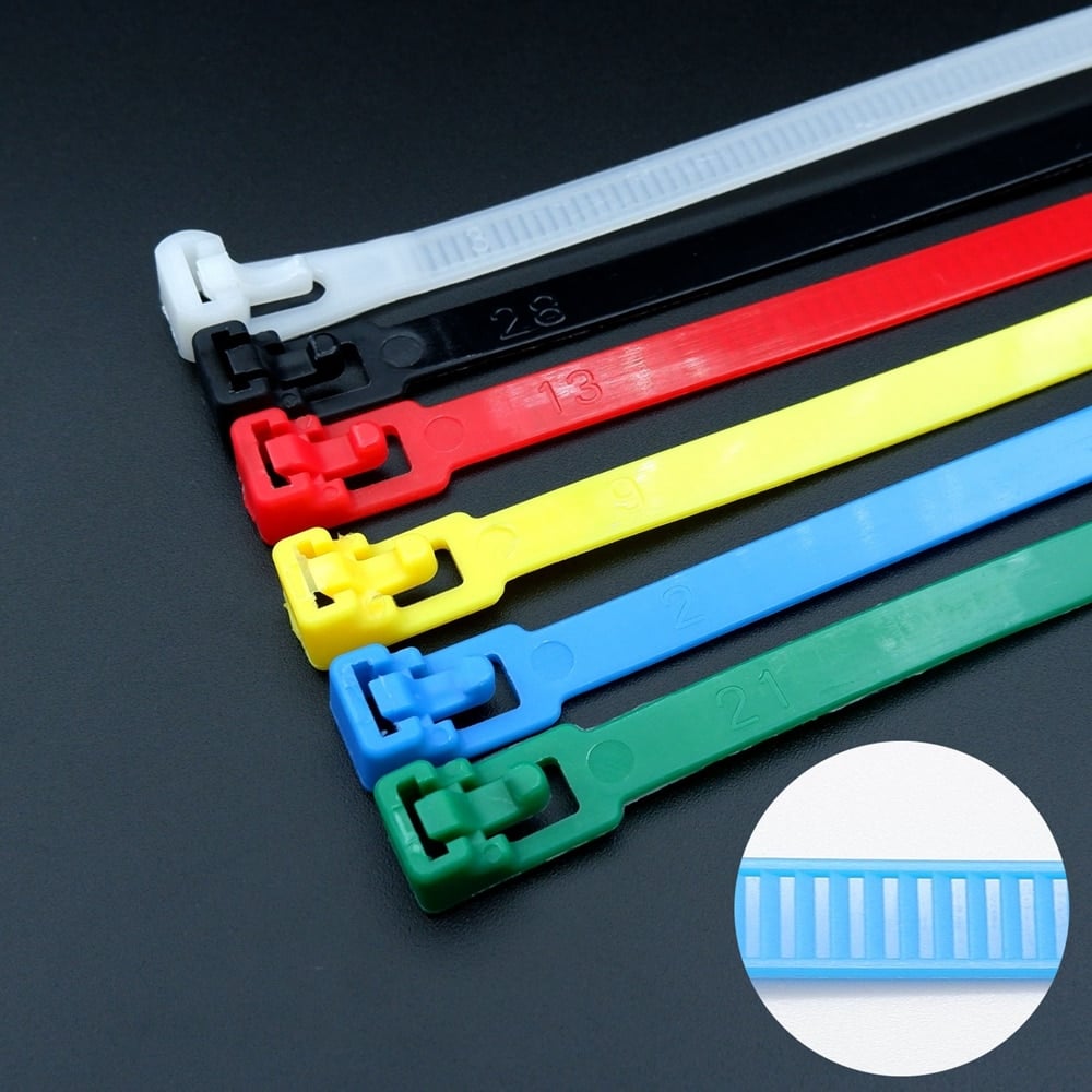 2023 NEW 48% OFF🌈Reusable Plastic Nylon Cable Ties(BUY 2 FREE SHIPPING)