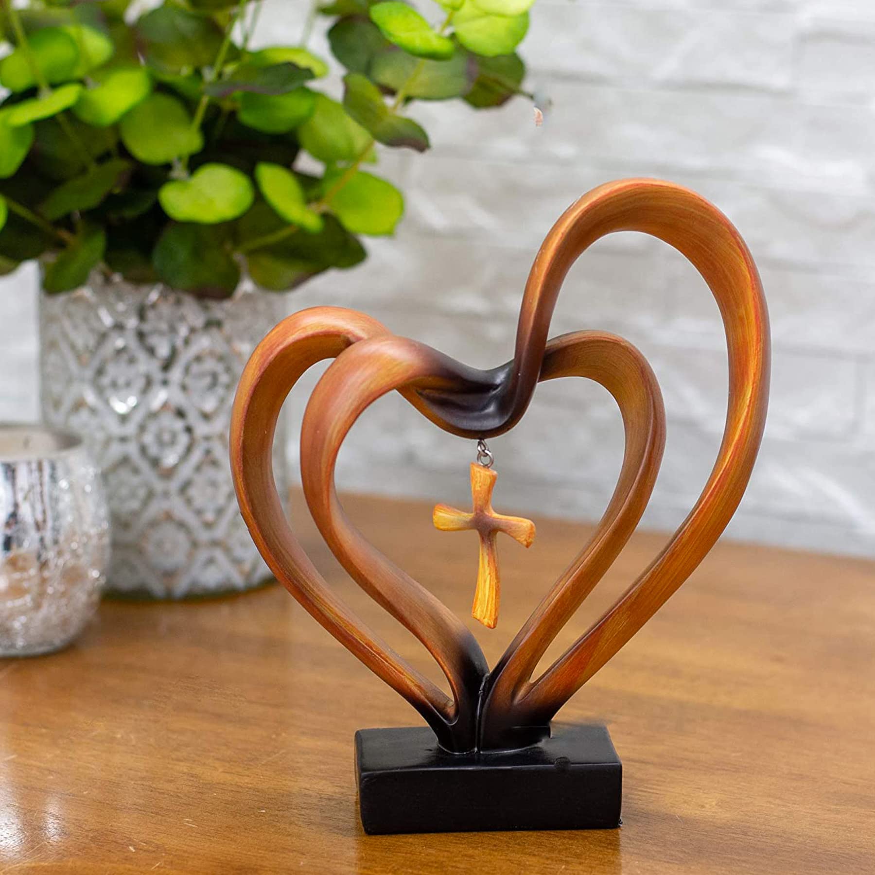 Last Day 52% Off ✝ Easter Jesus Entwined Hearts Cross