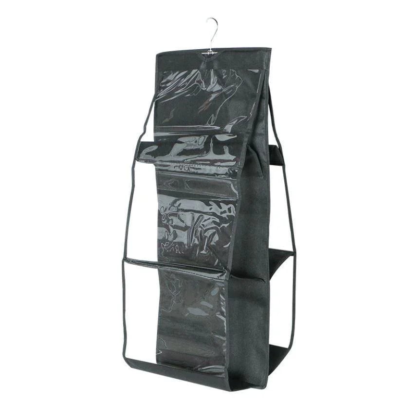 6-pocket foldable hanging handbag organizer -Miwill
