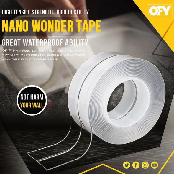 (🔥Last Day Promotion- SAVE 48% OFF)Nano Wonder Tape(BUY 2 GET 1 FREE NOW)