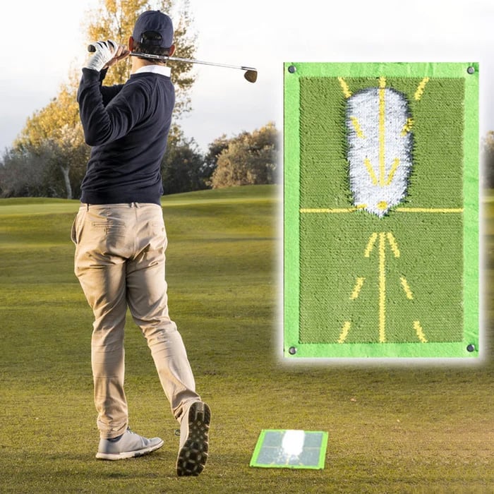 ⛳2023 New Golf Training Mat for Swing Detection Batting