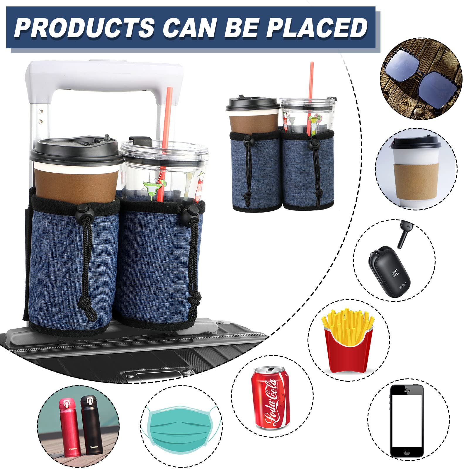 Luggage Cup Holder Travel Cup Holder 