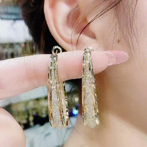 LAST DAY 70% OFF - Fashion Oval Earrings (Buy 2 Free Shipping)